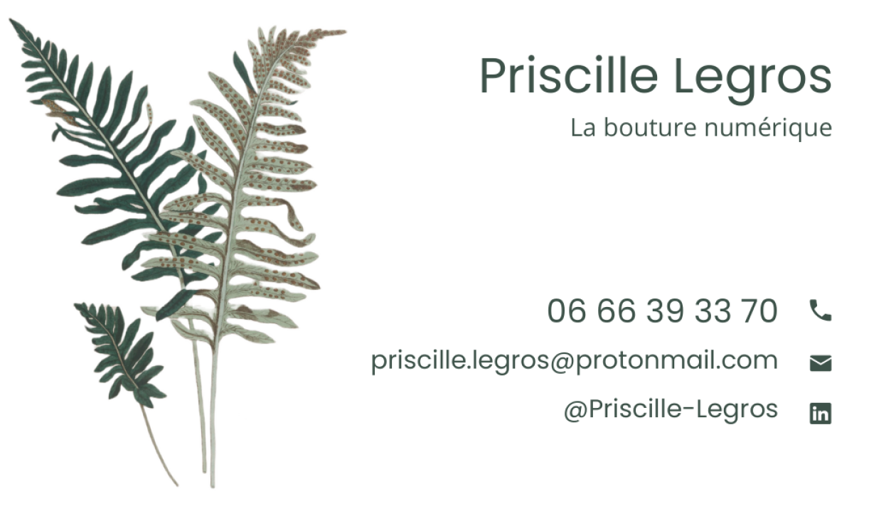 Logo LEGROS Priscille