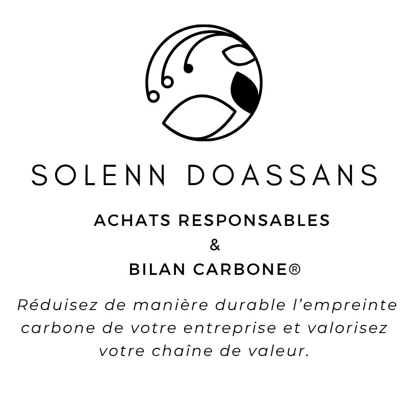 Logo entreprise Achats responsables, stratégie de décarbonation à l'aide de la méthode Bilan Carbone®