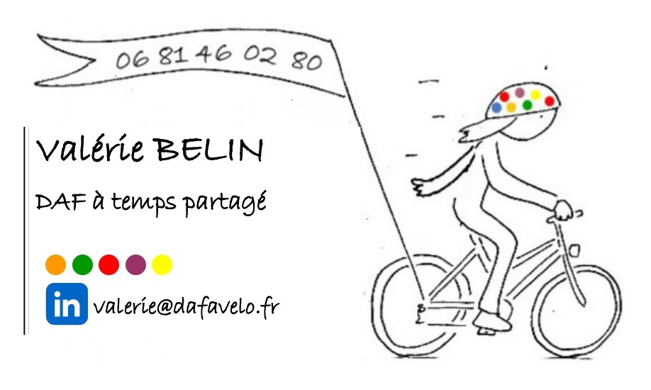 Logo entreprise Valérie BELIN - DAF à vélo et à temps partagé